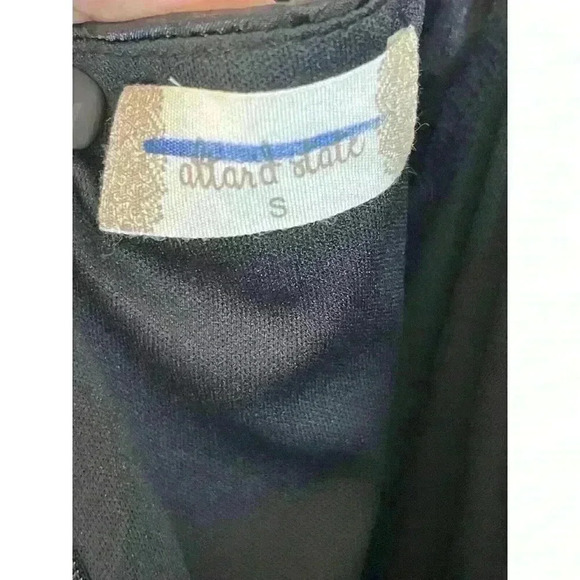 Women’s small Black Altar’d State leopard print Wrap Mini Dress Size Small - Picture 6 of 8